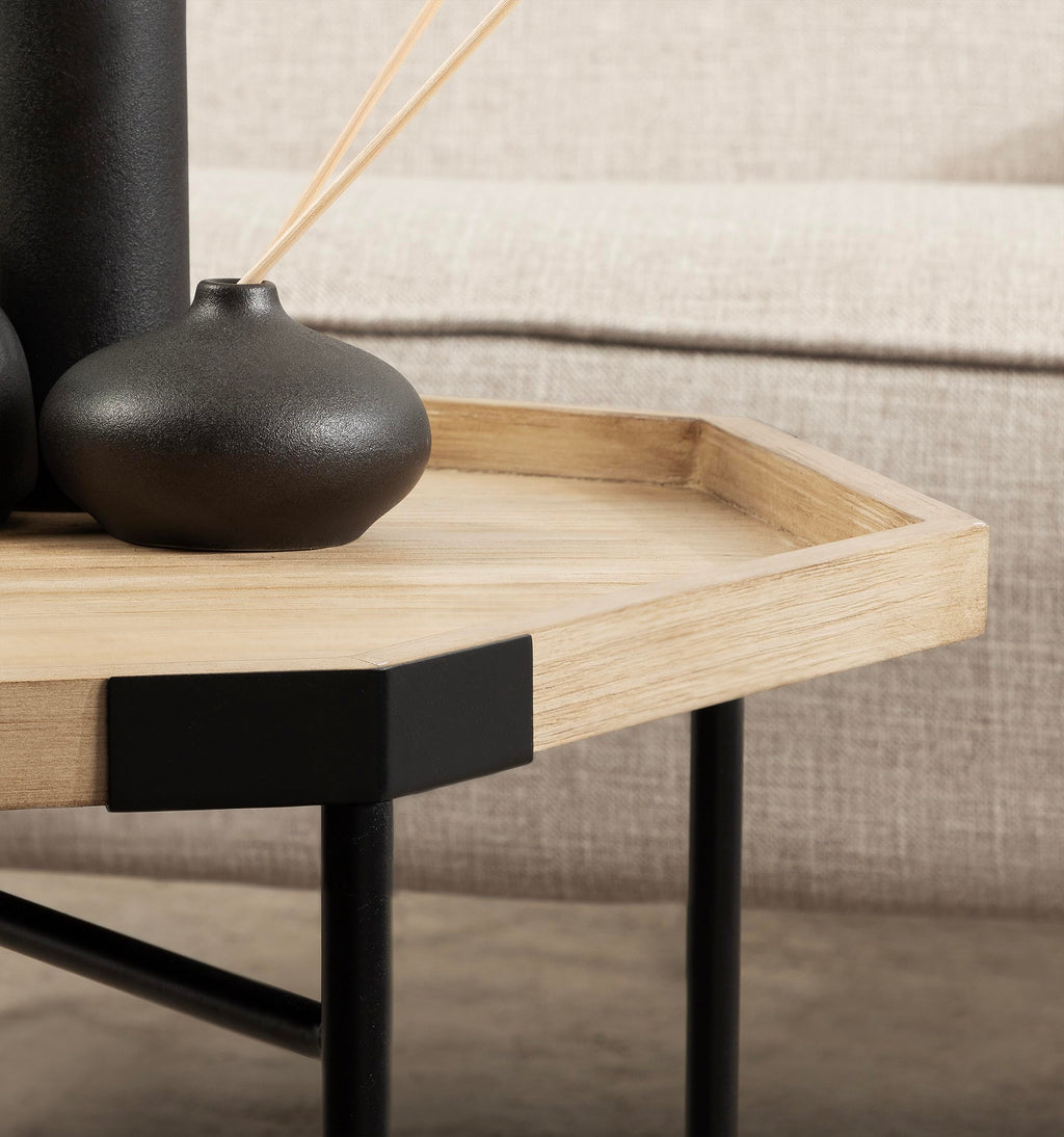 Two-Tone Octagon Coffee Table N490