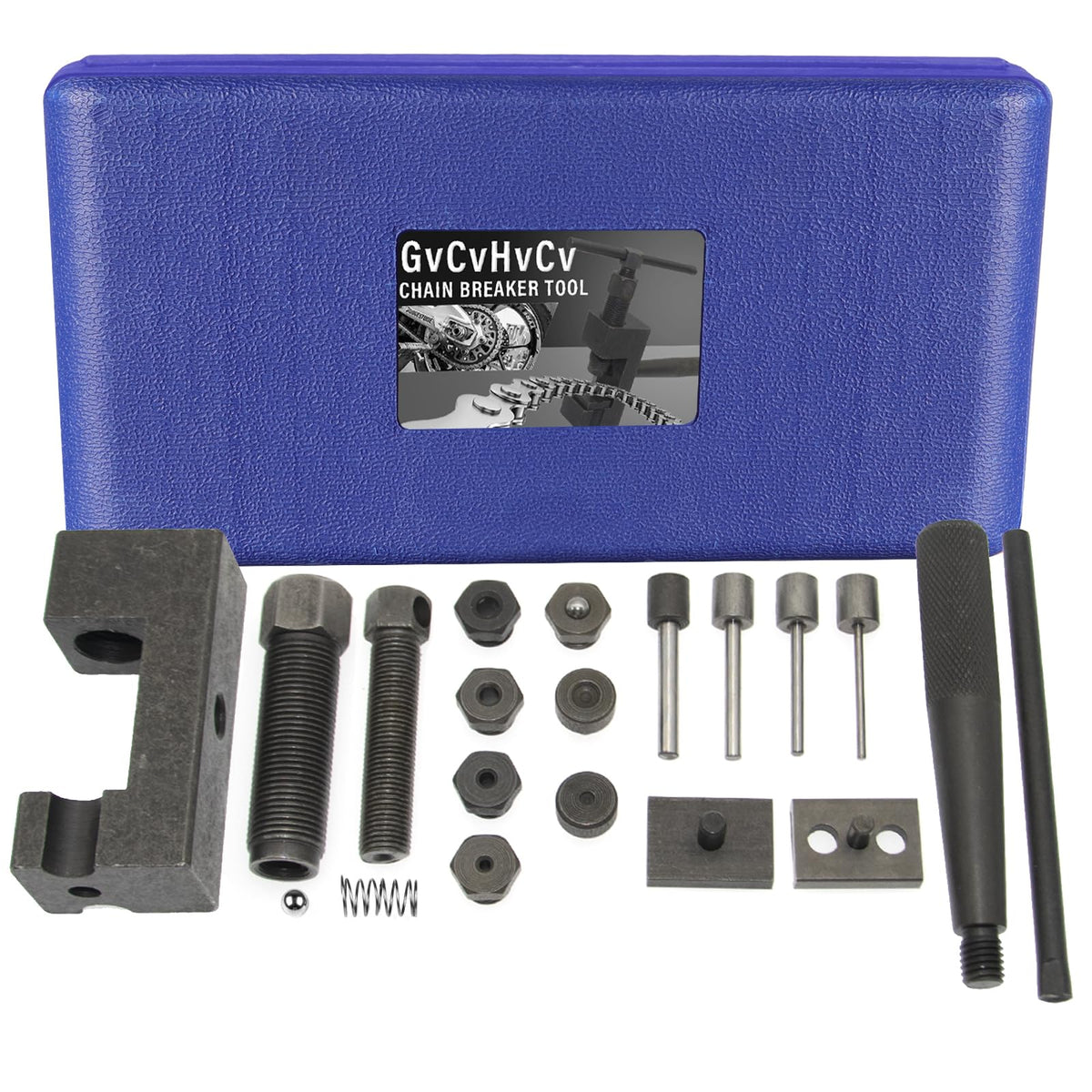 19pc Motorcycle Chain Breaker Rivet Tool Set L218
