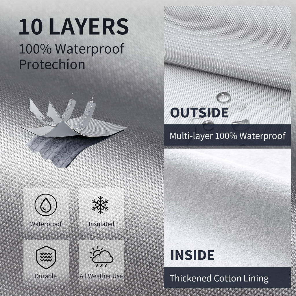 Waterproof Truck Cover with Zipper B10019