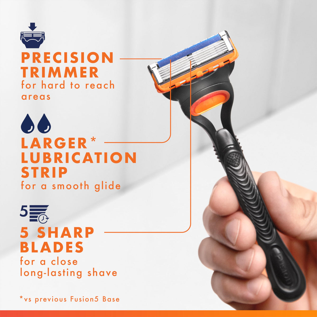 Razor Handle + 2 Razor Blade Refills G34375