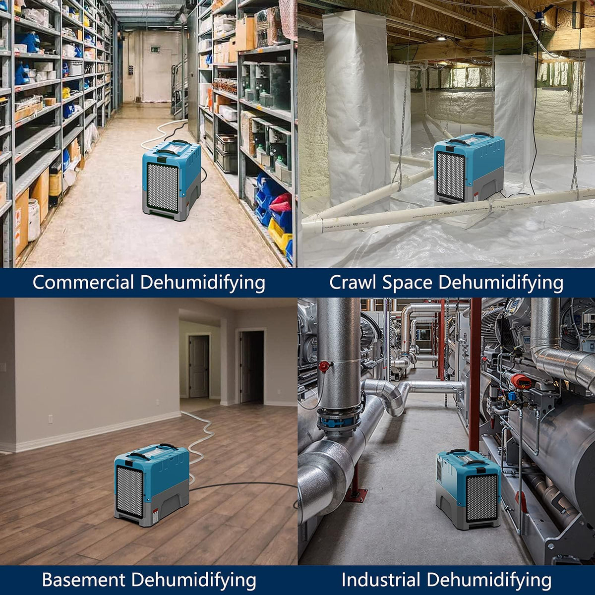 180 PPD Commercial & Industrial Dehumidifier with Pump D66009