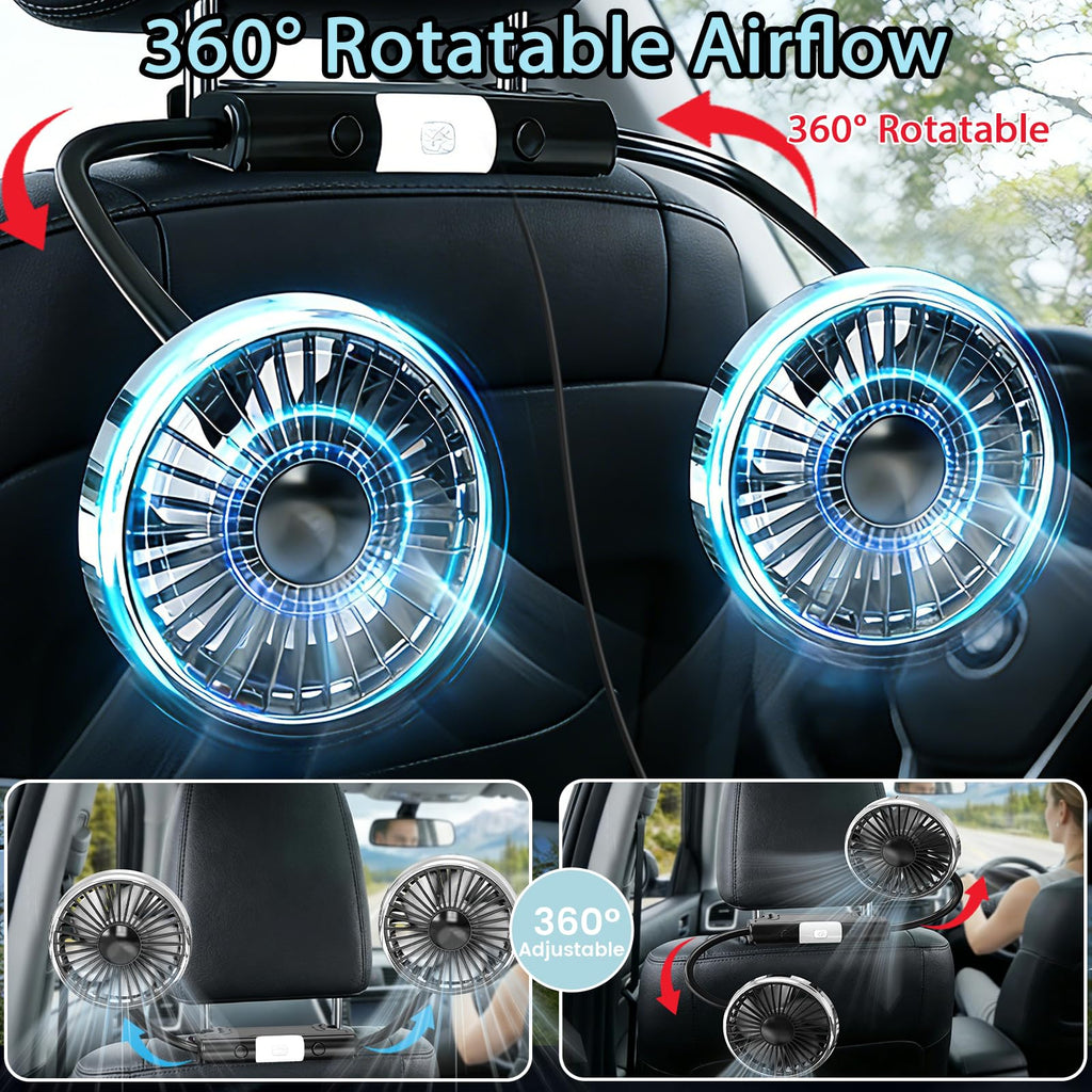 Car Backseat Fans O52480