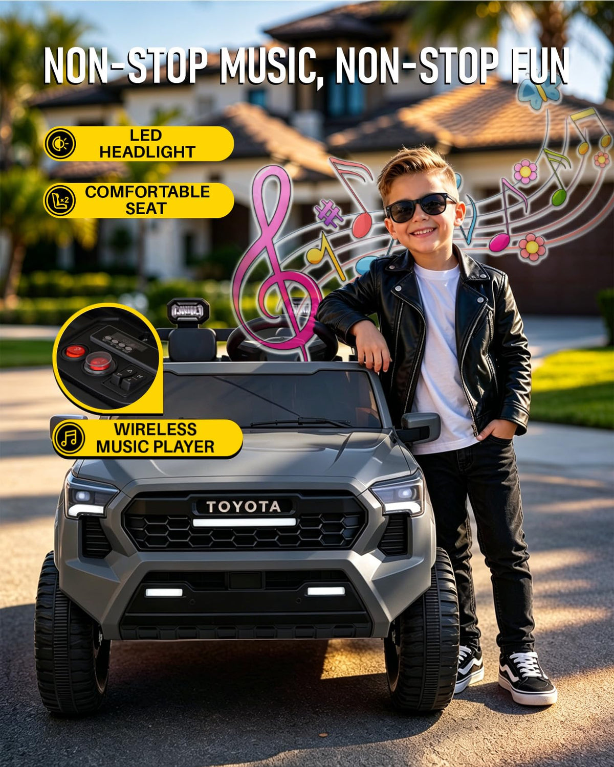24V 2 Seater Ride On Kids Car S2900