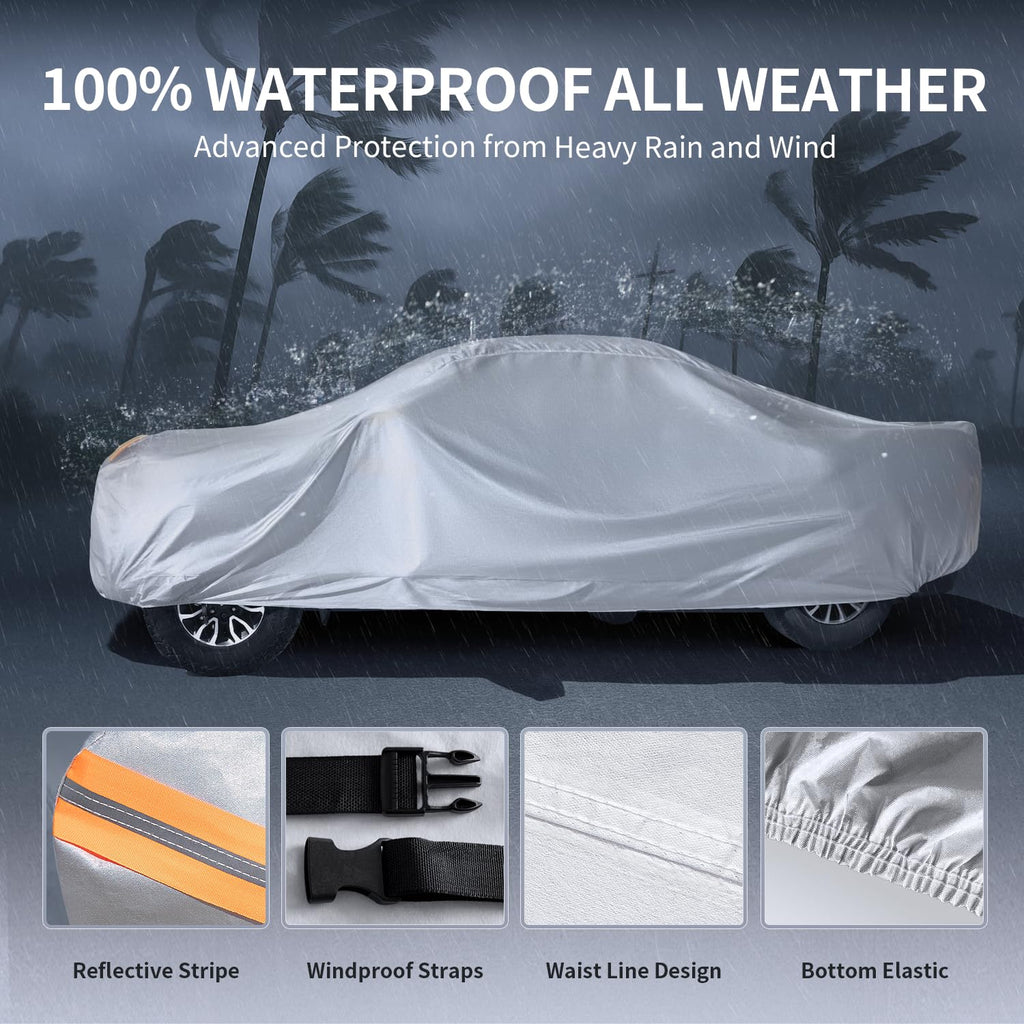 Waterproof Truck Cover with Zipper B10019
