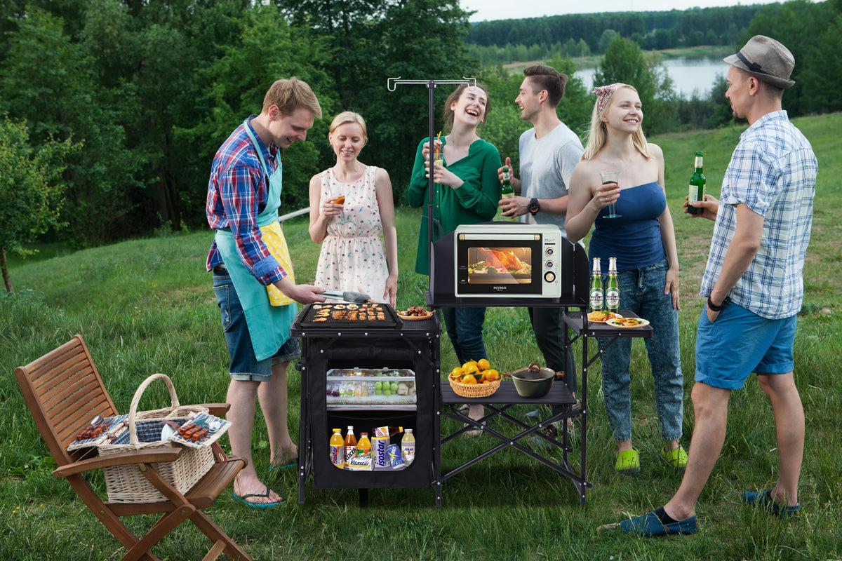 Black Portable Folding Camping Table R60056