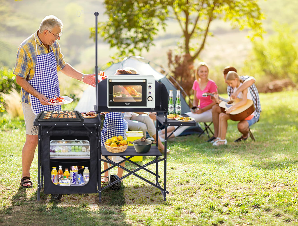 Black Portable Folding Camping Table R60056